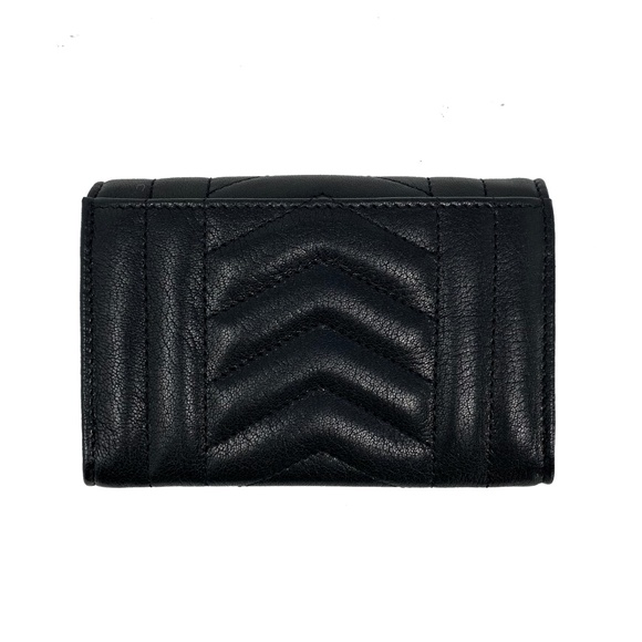 Saint Laurent Monogram Flap Leather Wallet - Picture 3 of 7